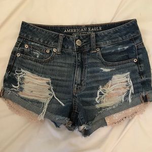 American eagle hi rise festival short